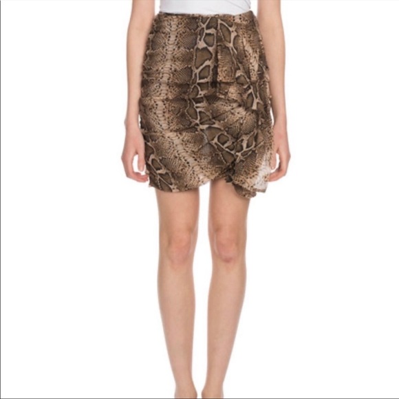 Isabel Marant snake print mini skirt - Picture 3 of 11